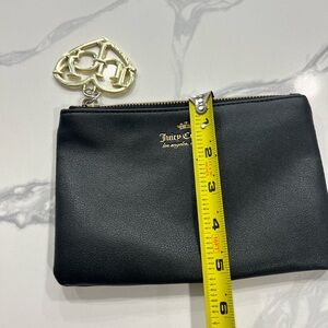 Juicy Couture Black Pouch with Gold Charm